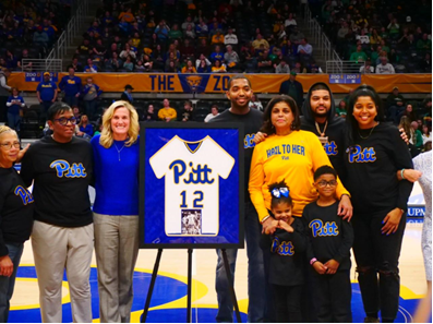 University of Pittsburgh Women's Basketball Team retires #12 in honor of Jennifer  Bruce - Pitt To The Point